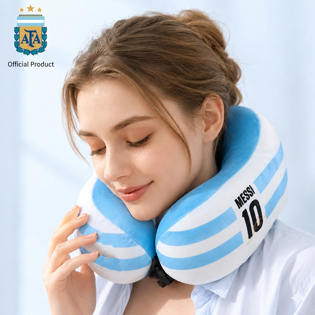 Argentina AFA Messi #10 Neck Pillow S16